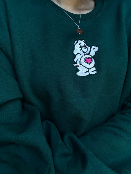 teddy crewneck ♡